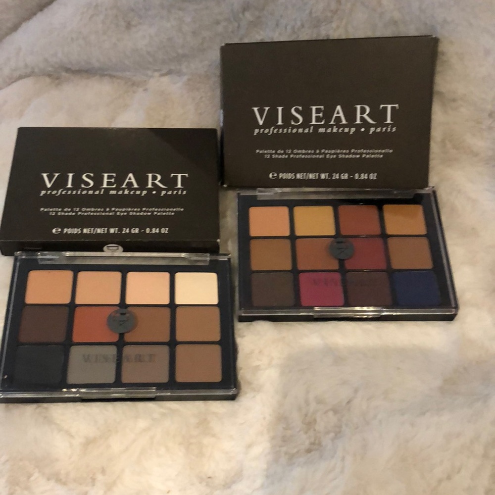 Viseart makeup eyeshadow palette's